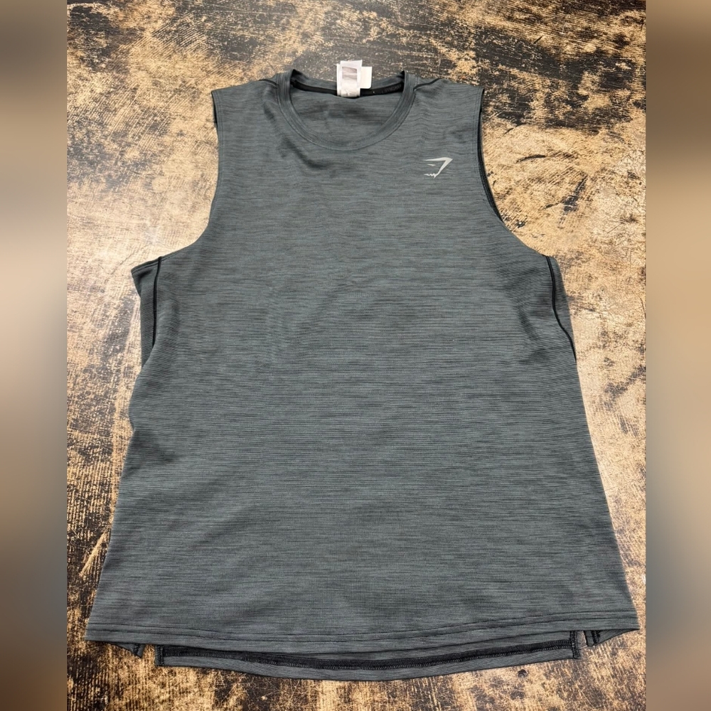 Gymshark Charcoal Sleeveless Top